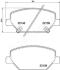 OPEL гальмівний колодки передні INSIGNIA B 17- JAPANPARTS PA0418AF (фото 2)