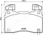 OPEL гальмівні колодки передні Insignia B 17- JAPANPARTS PA0419AF (фото 2)