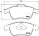 RENAULT Тормозные колодки передн. Megane III, SCENIC 09- JAPANPARTS PA0704AF (фото 2)