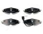 VW К-т передних торм. колодок (с датч.) Golf VII, AUDI A3 13-, SKODA Octavia 12- JAPANPARTS PA0907AF (фото 1)