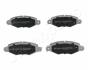 NISSAN Тормозные колодки передн. Kubistar 03-,Renault Kangoo 97- JAPANPARTS PA114AF (фото 1)