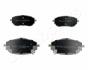 TOYOTA Тормозн.колодки передн.Auris 12- JAPANPARTS PA2000AF (фото 1)