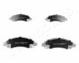 ISUZU Тормозные колодки передн.GREAT WALL Hover 06-,Isuzu D-Max 02- JAPANPARTS PA908AF (фото 1)