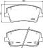 KIA Комплект гальмівних колодок STINGER (CK) 2.0 T-GDI 17- JAPANPARTS PAK34AF (фото 2)