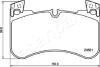 LAND ROVER Комплект гальмівних колодок передн. DISCOVERY V 3.0D 16- JAPANPARTS PAL15AF (фото 2)