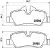 Колодки тормозные задние MINI MINI COOPER 1.2-2.0 2013- JAPANPARTS PP0118AF (фото 2)