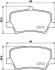 VOLVO колодки гальм. задні XC40 17- JAPANPARTS PP0322AF (фото 2)