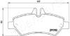 Гальмівні колодки задн. DB Sprinter,VW Crafter 06- JAPANPARTS PP0522AF (фото 2)