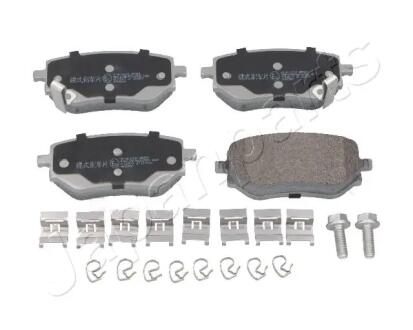 NISSAN Гальмівні колодки задні NAVARA 2.3 15-, MERCEDES-BENZ, RENAULT JAPANPARTS PP0532AF