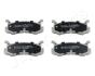 MAZDA Колодки торм. задние 323 1,6GT -93, MX-3/MX-5 JAPANPARTS PP303AF (фото 1)