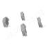 JEEP Тормозные колодки Dodge Nitro,Cherokee 07- JAPANPARTS PP901AF (фото 3)