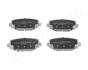 FIAT Тормозные колодки задн.Freemont,Dodge Caravan,Chrysler Grand Voyager 2.0/3.608- JAPANPARTS PP908AF (фото 1)