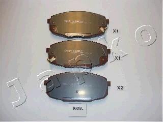 Колодки гальмівні дискові Kia Ceed sw 1.4 (07-12),Kia Ceed sw 1.6 (07-12),Kia C JAPKO 50K09 (фото 1)