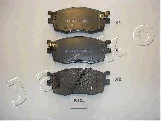 Колодки гальмівні дискові Hyundai i20 1.4 (08-15),Hyundai i20 1.4 (08-15),Hyund JAPKO 50K12 (фото 1)