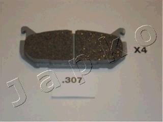 Колодки гальмівні дискові Mazda Xedos 6 1.6 (94-99),Mazda Xedos 6 2.0 (94-99) (JAPKO 51307 (фото 1)