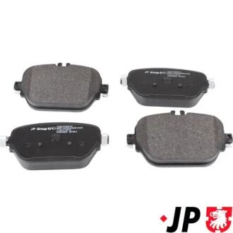 DB Гальмівні колодки задні CLS (C257) CLS 450 EQ Boost 4-matic (257.359) 17-, E-CLASS (W213) AMG E 63 4-matic+ (213.088) для ТЗ без керамічного гальма 17-21 JP GROUP 1363702910
