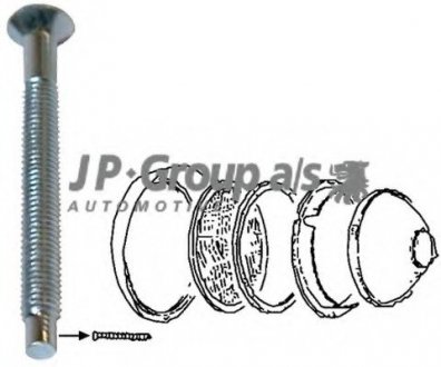 Болт кільця фари 5X50 JP GROUP 8195151606