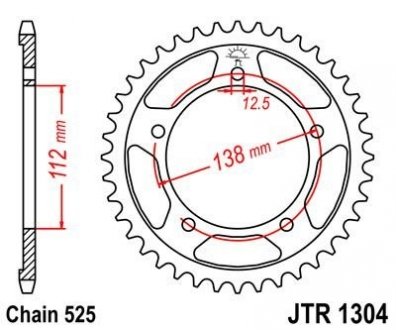 Зірка MOTO JT MOTO 111-554-43