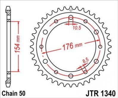 Зірка MOTO JT MOTO 111-673-43