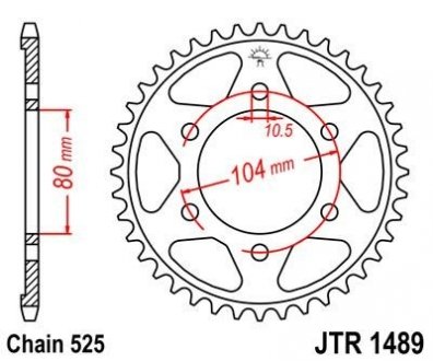 Зірка MOTO JT MOTO 114-563-42