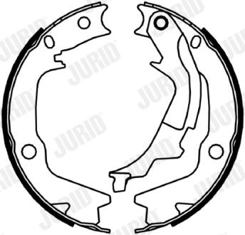 Колодки барабанні Jurid 362639J