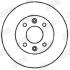 Тормозной диск передний Peugeot 106, 205, 306, 309, 405 / Citroen AX, C15, Saxo, ZX Jurid 561253JC (фото 2)