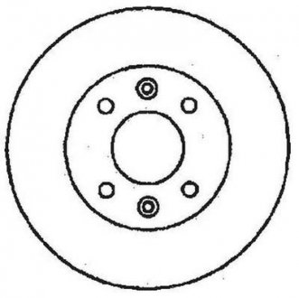 RENAULT Диск тормозной передний R 5911 Jurid 561257JC