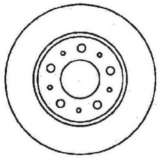 VOLVO Диск тормозной передний 740-760,940-960 Jurid 561492JC