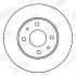 NISSAN Диск тормозной передний ALMERA 1.4I 16V Jurid 562024JC (фото 2)