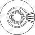 Диск тормозной FORD,SEAT,VOLKSWAGEN Jurid 562043JC (фото 2)