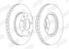 Диск тормозной NISSAN,OPEL,RENAULT,VAUXHALL Jurid 562190JC1 (фото 2)