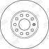 Диск тормозной SEAT TOLEDO, SKODA YETI, VW GOLF VI передн. вент. Jurid 562235JC (фото 2)