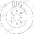Тормозной диск передний Opel Agila / Subaru Justy / Suzuki Ignis Jurid 562308JC (фото 2)