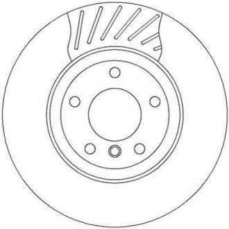 Гальмівний диск задній BMW 3-Series (2000->) Jurid 562318JC