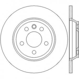 Гальмівний диск задній Ford Galaxy I / Seat Alhambra / VW Sharan, Transporter IV Jurid 562448JC (фото 1)