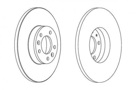 Диск гальмівний Jurid 562525JC