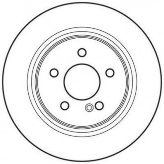 Тормозной диск задний MERCEDES-BENZ C/E Jurid 562620JC (фото 1)