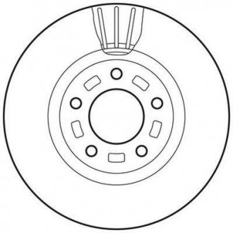 Гальмівний диск передній Mazda 3, 5 Jurid 562635JC