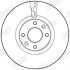 Тормозной диск передний Opel Mokka / Peugeot 2008, 208, 3008, 308, 5008 / Citroen C4 / DS 3, 4, 5 Jurid 562641JC (фото 2)