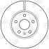 Диск тормозной CHEVROLET,OPEL Jurid 562642JC (фото 2)