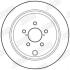 Тормозной диск задний Toyota GT 86 / Subaru BRZ, Forester, Impreza, Legacy V, Outback Jurid 562660JC (фото 2)