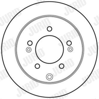 Гальмівний диск Jurid 562686JC