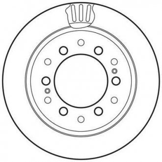 Диск тормозной LEXUS,TOYOTA Jurid 562738JC