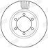 Гальмівний диск передній Toyota Land Cruiser Prado / Lexus GX Jurid 562743JC (фото 2)