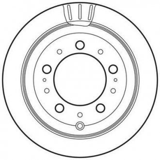 Тормозной диск Jurid 562744JC (фото 1)