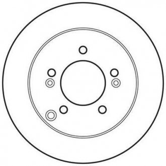 Гальмівний диск задній KIA Carens III (2006->) Jurid 562810JC (фото 1)