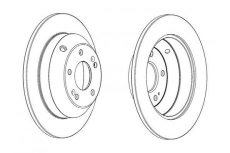 Диск тормозной HYUNDAI Jurid 562842JC