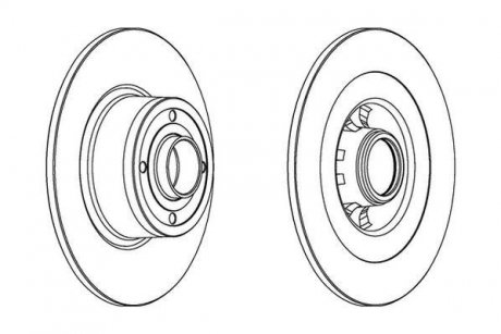 Гальмівний диск Jurid 562935JC1 (фото 1)