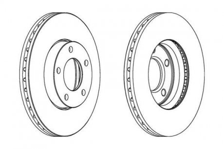 Гальмівний диск передній Mazda 3, 5 Jurid 563028JC (фото 1)