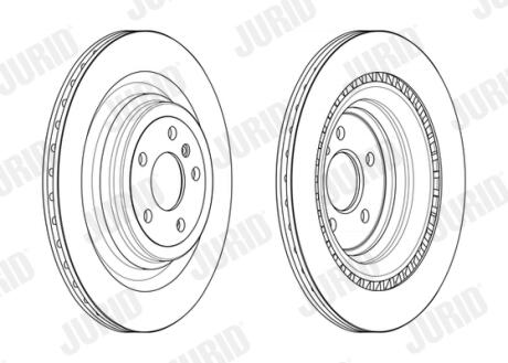 Диск тормозной MERCEDES Jurid 563243JC